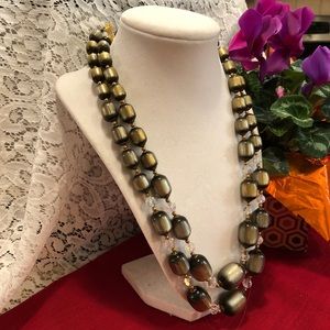 Elegant Double Strand Necklace